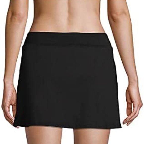 NWOT Lands' End Women's Tummy Control Swim Skirt Bottom W/Liner 16 $60 4C434 - Picture 2 of 2